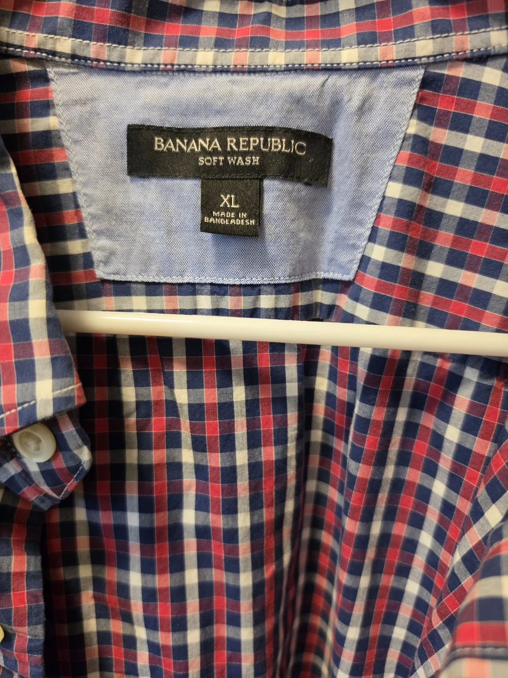 Banana Republic classic plaid